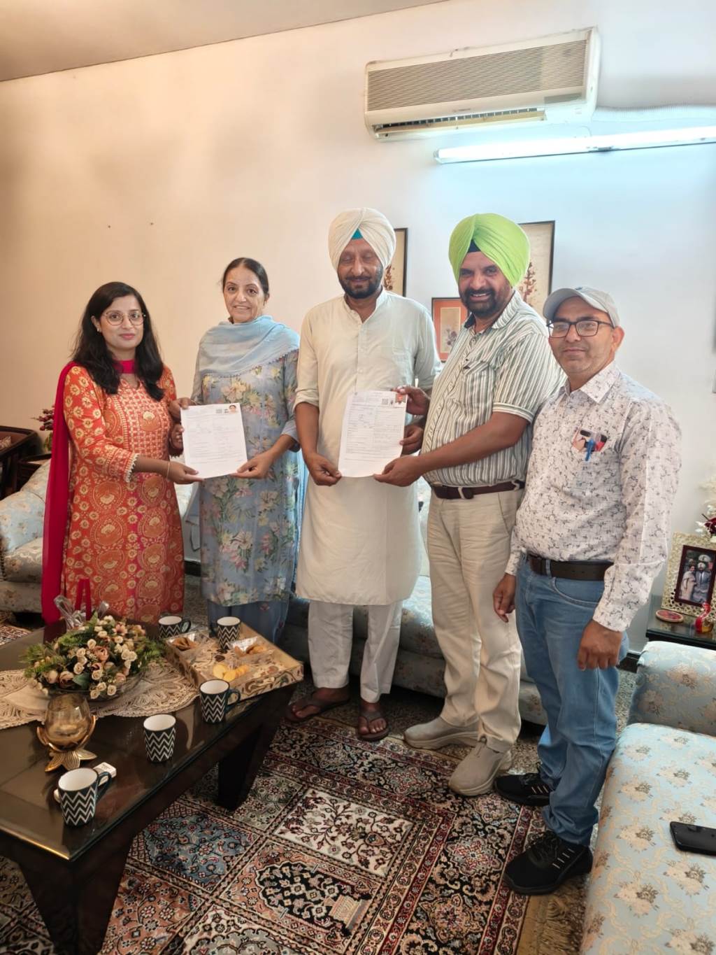 Punjabi Folk Singer Hardeep Gill Fills Enumeration Form under Special Intensive Revision2026